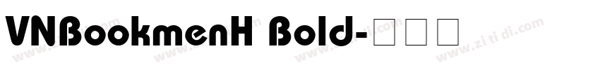 VNBookmenH Bold字体转换